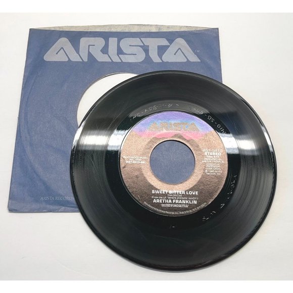 Who's Zoomin' Who / Sweet Bitter Love 45 Soul Record 1985 Arista - Picture 4 of 4